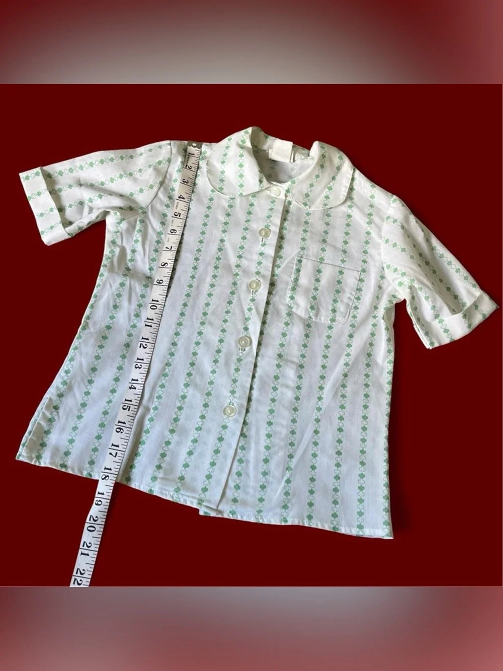 VINTAGE • 60s Girl Scouts Mini Dress & Short Sleeve Peter Pan Collar Blouse Set
